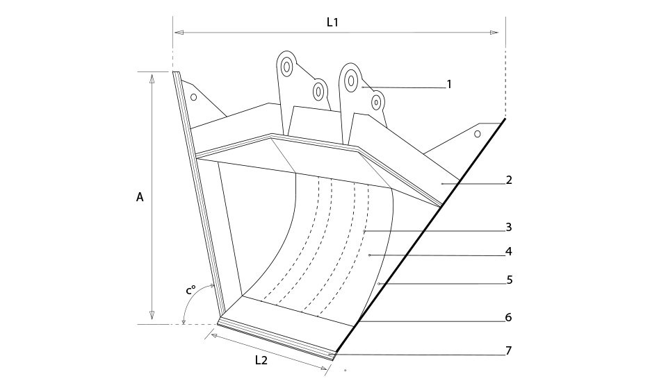 benna trapezioidale